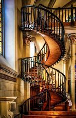 Myseterious Santa Fe
                Staircase